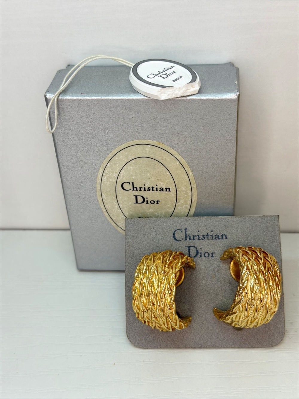 Dior Hoop Clip-On Earrings